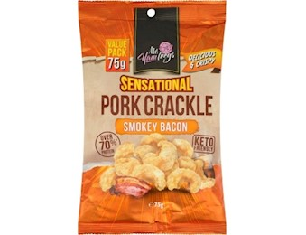 MR HAMFREYS SMOKEY BACON PORK CRACKLE 75G