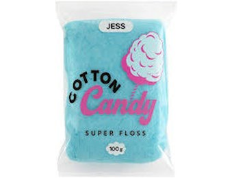 JESS BLUE COTTON CANDY FLOSS 100G