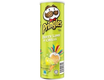 PRINGLE ZESTY LIME & CHILLI