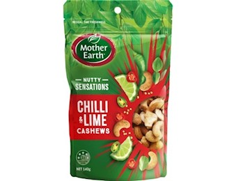 ME CHILLI & LIME CASHEWS 140G