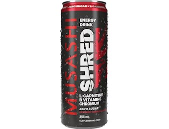 MUSASHI SHRED ENERGY RASPBERRY LEMONADE 355ML