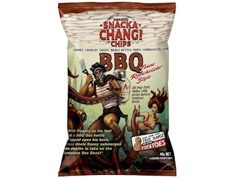 SNACKACHANGI BBQ KETTLE CHIPS 40G