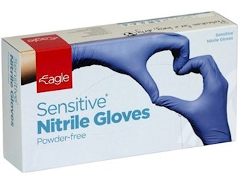 NITRILE LARGE GLOVES POWDER FREE