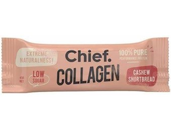 CHIEF COLLAGEN CASHEW SHORT BREAD 45GX1