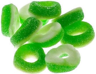 KER SOUR APPLE RINGS X 330 APR