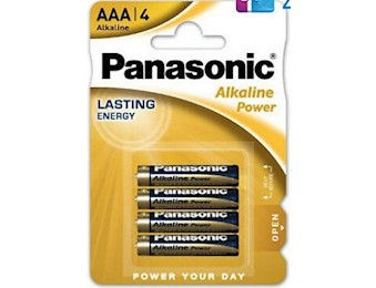 PANASONIC ALKALINE GOLD AAA 4PK