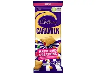 CADBURY MARVELLOUS CREATIONS PEANUT CARAMEL BLOCK 190G