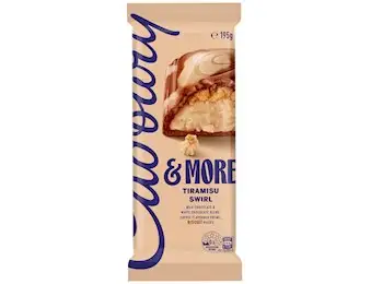 CADBURY C&M TIRAMISU SWIRL195G X14