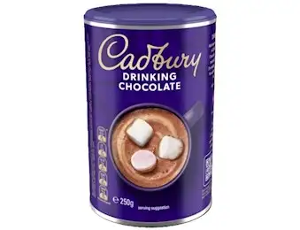 CADBURY DRINKING CHOC CANISTER 250GX8