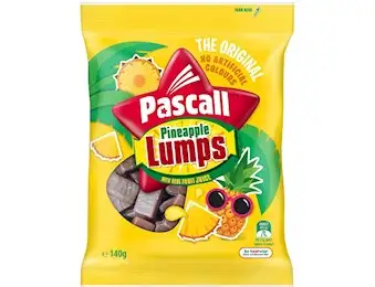 PASCALL PINEAPPLE LUMPS F/PK 140G