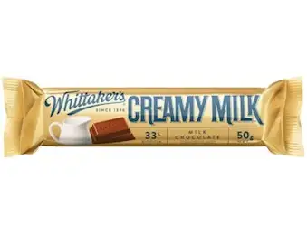WHITTAKERS CREAMY MILK CHUNKS 50G