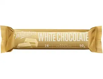 WHITTAKERS WHITE Chocolate CHUNKS 50G
