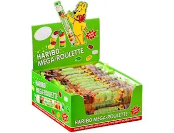 HARIBO SOUR MEGA ROULETTE 45G X40
