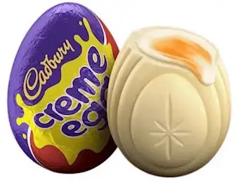 CADBURY WHITE CREME EGG 40G X48
