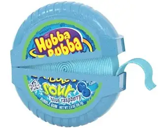 Hubba Bubba SOUR BLUE RBERRY B/TAPE