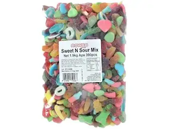 SOUR GUMMI MIX X1.95KG (380aprx)