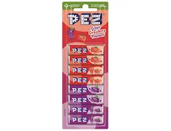 PEZ STRAWBERRY GRAPE REFILL 68G X12