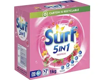 SURF LAUNDRY POWDER TROCIPAL FRONT &TOP LOADER1KG