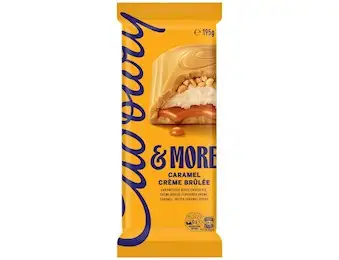 CADBURY C&M CARAMEL CREME BRULEE 195G X14