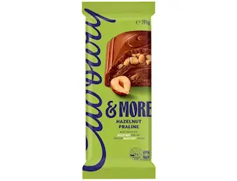 CADBURY C&M HAZELNUT PARALINE 195G X14