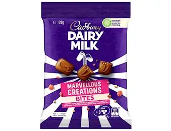 CADBURY MARVELLOUS CREATIONS BITES 125G X14