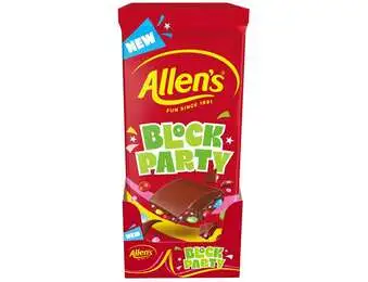 ALLEN'S BLOCK PARTY CHOCOLAT 170G X12