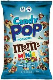 M&M MINI CANDY POP POPCORN 113G X8