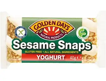 Golden Days Yoghurt SESAME SNAPS 40G
