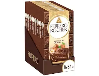 FERRERO ROCHER MILKCHOC HAZELNUT TAB 90GX8