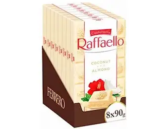 FERRERO RAFFAELLO WHITE TABLET 90GX8