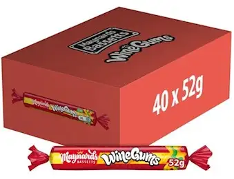 CADBURY MAYNARDS WINE GUM ROLL 52G X40