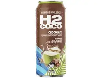 H2 COCO PURE COCONUT & CHOCOLATE WATER 500ML CAN 