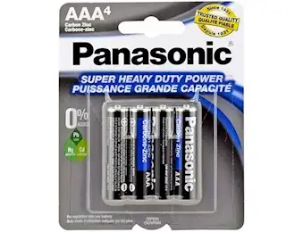 PANASONIC AAA SHD BATTERY 4pk