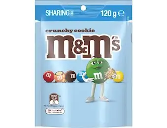 M&M CRUNCHY COOKIE FLAVOUR 120G