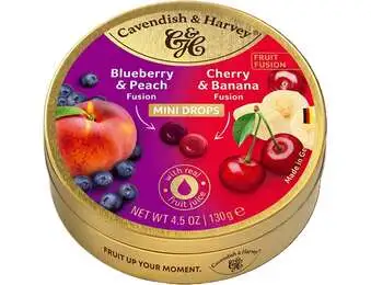 CAVENDISH AND HARVEY FRUIT FUSION BB/PEACH-CHERRY/BANANA
