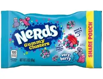 NERDS GUMMY CLUSTERS VERY BERRY 85GX12