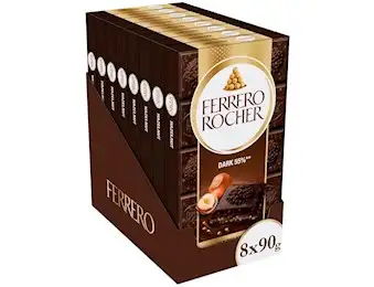 FERRERO ROCHER DRK HAZELNUT TABLETS 90GX8