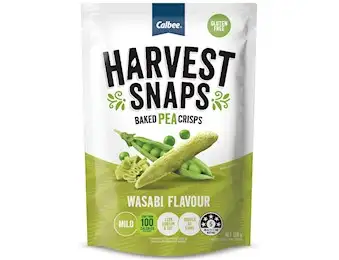 HARVEST SNAPS WASABI 120g