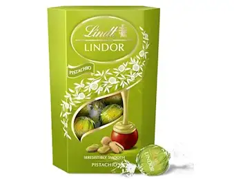 LINDT LINDOR PISTACHIO MILK CHOCOLATE TRUFFLIES  200G