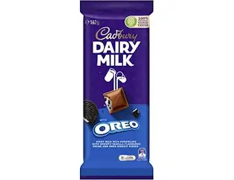 CADBURY  OREO VANILLA BLOCK 180G X16