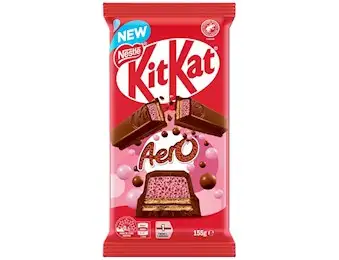 NESTLE KITKAT AERO STRAWBERRY BLOCK 155GX12