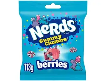 NERDS CLUSTERS BERRY SHARE BAG 113GX10 