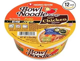 NSHIM SPICY CHICKEN BOWL NOODLE 86G