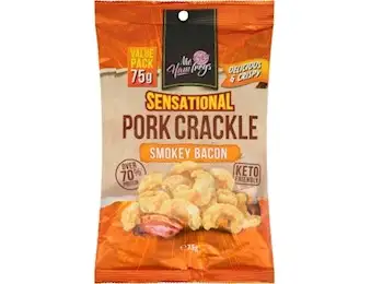 MR HAMFREYS SMOKEY BACON PORK CRACKLE 75G