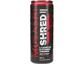 MUSASHI SHRED ENERGY RASPBERRY LEMONADE 355ML