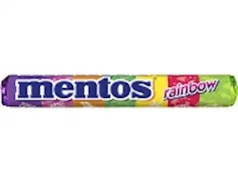 MENTOS RAINBOW WITH 2 SOUR FLAV0URS 37.5GX40