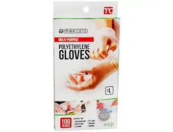 CADBURY POLYETHYLENE DISPOSABLE GLOVES