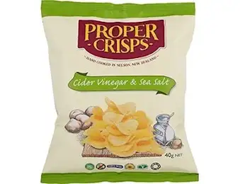 PROPER SEA SALT& VINEGAR CHIPS 37G
