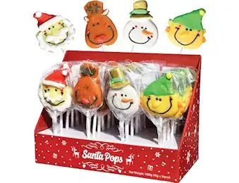 XMAS SANTA POPS 45G